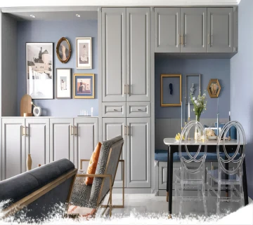 PVC Foil is Blister-molded into Cabinets, Wardrobes and Other Door Panels