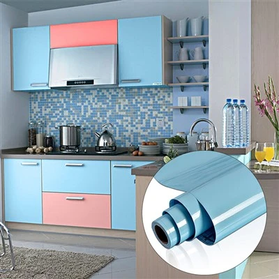 Kitchen Cabinets Foil Wrapped